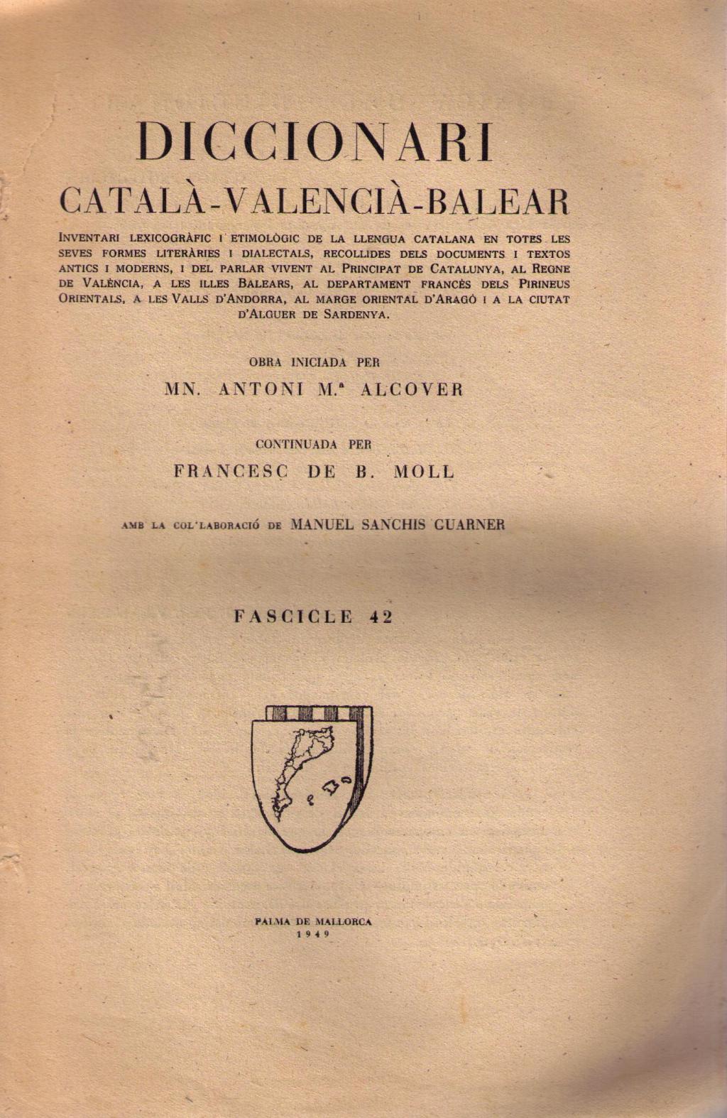 Coberta de Diccionari Català - Valencià - Balear (Tom III) fascicle 32
